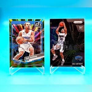 🔥Cole Anthony Lot! 🔥Donruss Green Laser Holo + Instant Impact Rookie Card! 🤩
